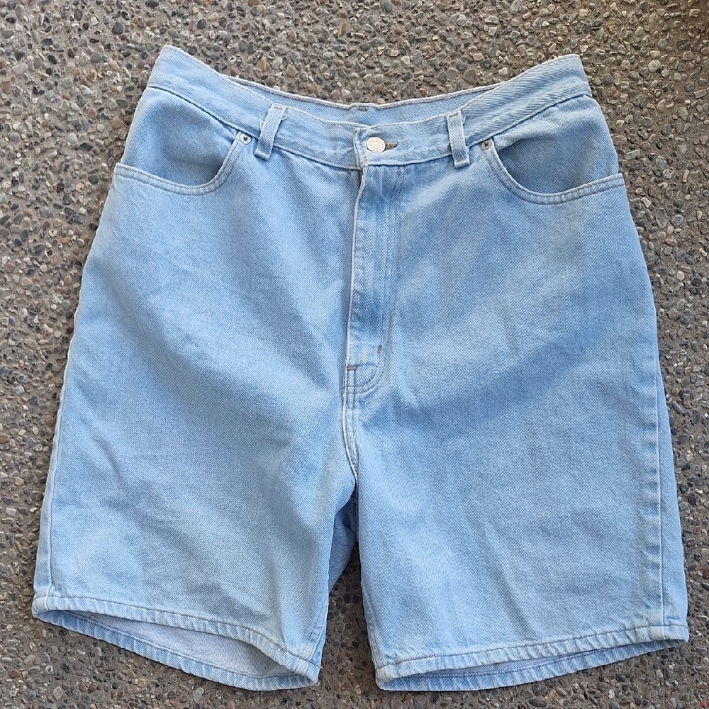 Faded Glory Light Blue Jean Dad Shorts